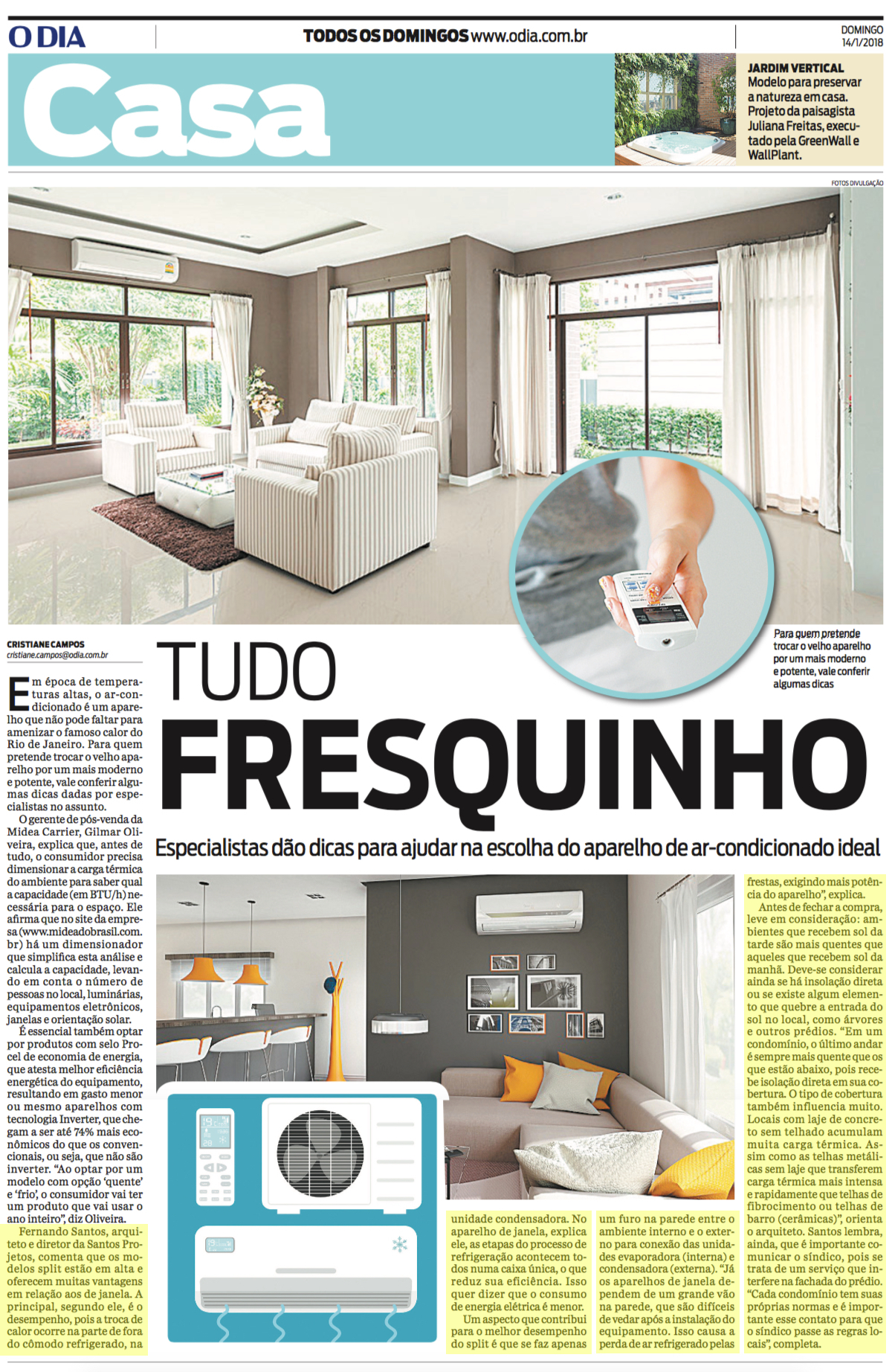 Jornal O Dia – Tudo fresquinho