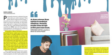 Jornal O Dia – matéria Uma pintura de decoração