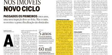 Jornal O Globo (Morar Bem) Autovistoria nos imóveis – novo ciclo